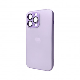 Чохол для смартфона AG Glass Matt Frame Color Logo for Apple iPhone 13 Pro Light Purple