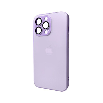 Чохол для смартфона AG Glass Matt Frame Color Logo for Apple iPhone 13 Pro Light Purple - изображение 1