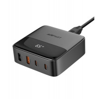 Мережевий зарядний пристрій ACEFAST Z6 PD65W GaN (2*USB-C+2*USB-A) desktop charging adapter Black