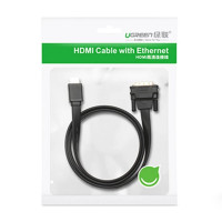Кабель UGREEN HD106 HDMI to DVI Cable 2m (Black) (UGR-10135) (Колір 7073) - фото № 8