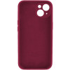 Чохол для смартфона Silicone Full Case AA Camera Protect for Apple iPhone 14 47,Plum (Plum)- № 2