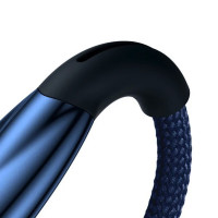 Кабель Baseus Glimmer Series Fast Charging Data Cable Type-C to Type-C 100W 1m Blue (Колір Синий) - фото № 4
