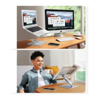 Підставка для ноутбука UGREEN LP339 Adjustable Laptop Stand (Silver)(UGR-40291) (Цвет Silver) - фото № 7