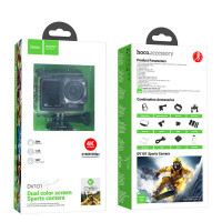 Екшн камера HOCO DV101 dual color screen sports camera Black (Колір Black) - фото № 7