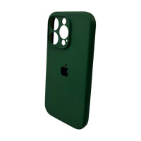 Чохол для смартфона Silicone Full Case AA Camera Protect for Apple iPhone 16 Pro Max 31,Dark Green (Цвет Dark-Green) - фото № 4