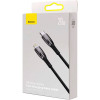 Кабель Baseus Glimmer Series Fast Charging Data Cable Type-C to iP 20W 2m Black (7073)- № 2