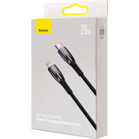Кабель Baseus Glimmer Series Fast Charging Data Cable Type-C to iP 20W 2m Black (Колір 7073) - фото № 2
