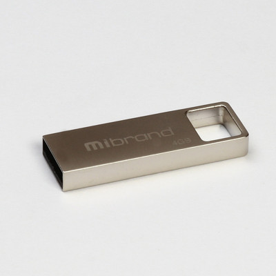 Flash Mibrand USB 2.0 Shark 4Gb Silver - изображение 1