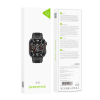 Смарт-годинник BOROFONE BD9 Smart sports watch (call version) Black (Цвет 7073) - фото № 4