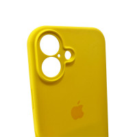 Чохол для смартфона Silicone Full Case AA Camera Protect for Apple iPhone 16 56,Sunny Yellow (Колір Sunny Yellow) - фото № 6
