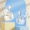 Бездротові навушники HOCO EQ7 Snowflake true wireless BT headset Milky White (Milky-White)- № 3