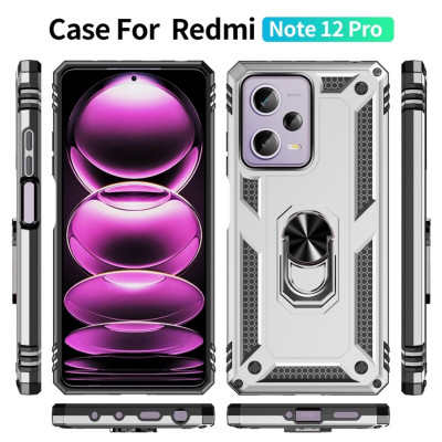 Чохол для смартфона Cosmic Robot Ring for Xiaomi Redmi Note 12 Pro 5G Silver (RobotXRN12P5GSilver) - изображение 2