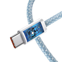 Кабель Baseus Dynamic Series Fast Charging Data Cable Type-C to Type-C 100W 2m Blue (Колір Синий) - фото № 7