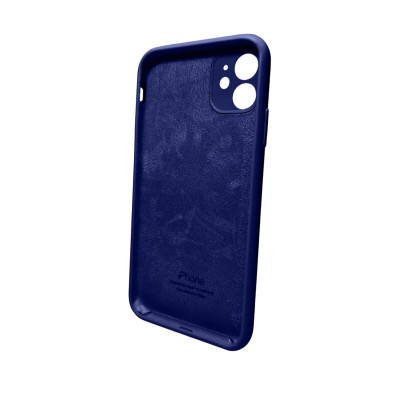 Чохол для смартфона Silicone Full Case AA Camera Protect for Apple iPhone 11 кругл 39,Navy Blue - изображение 2