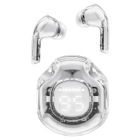 Бездротові навушники ACEFAST T8 Crystal color (2) bluetooth earbuds White Moon