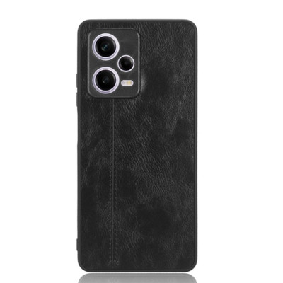 Чохол для смартфона Cosmiс Leather Case for Xiaomi Redmi Note 12 Pro 5G Black (CoLeathXRN12P5GBlack) - зображення 1