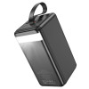 Зовнішній акумулятор HOCO J123D Element 22.5W+PD20W fully compatible power bank with digital display(90000mAh) Black (Черный)- № 3