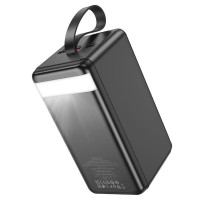Зовнішній акумулятор HOCO J123D Element 22.5W+PD20W fully compatible power bank with digital display(90000mAh) Black (Цвет Черный) - фото № 3