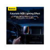 Автотримач для телефона з БЗП Baseus Halo Electric Wireless Charging Car Mount 15W Black (Черный)- № 5