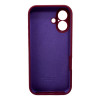 Чохол для смартфона Silicone Full Case AA Camera Protect for Apple iPhone 16 47,Plum (Plum)- № 3