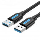 Кабель-подовжувач Vention USB 3.0 A Male to A Male  Cable 0.5M Black PVC Type (CONBD)