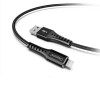 Кабель CHAROME C22-03 USB-A — кабель для зарядки и передачи данных из алюминиевого сплава Lightning, черный (6974324910571) - изображение 2