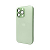 Чохол для смартфона AG Glass Matt Frame Color Logo for Apple iPhone 12 Pro Max Light Green
