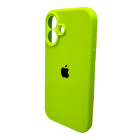 Чохол для смартфона Silicone Full Case AA Camera Protect for Apple iPhone 16 24,Shiny Green (Колір Shiny Green) - фото № 4