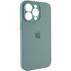 Чохол для смартфона Silicone Full Case AA Camera Protect for Apple iPhone 15 Pro Max 46,Pine Green - зображення 2