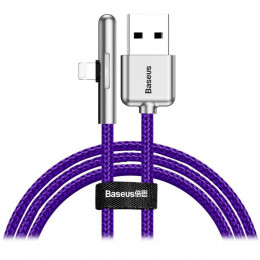 Кабель Baseus Iridescent Lamp Mobile Game Cable USB For iP 1m Purple