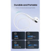 Навушники UGREEN EP101 Wired Earphones with 3.5mm Plug (White) - зображення 4