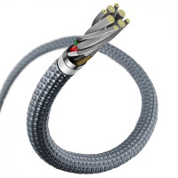Кабель Baseus Dynamic Series Fast Charging Data Cable Type-C to iP 20W 1m Slate Gray (Цвет Slate-Gray) - фото № 5