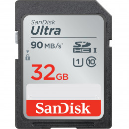SDHC (UHS-1) SanDisk Ultra 32Gb class 10 (90Mb/s)