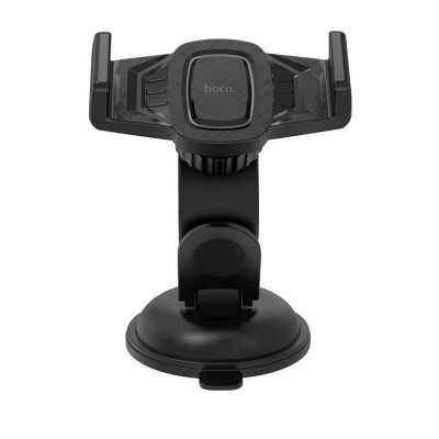 Тримач для мобільного HOCO CA40 Refined suction cup base in-car dashboard phone holder Black - изображение 1