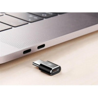 Адаптер Baseus Micro Female To Type-C Male Adapter Converter Black  - фото № 3