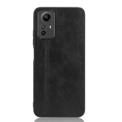 Чохол для смартфона Cosmiс Leather Case for Xiaomi Redmi Note 12s Black (CoLeathXRN12sBlack) - изображение 1