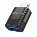 Адаптер BOROFONE BV18 Type-C male to USB female USB3.0 adapter Black