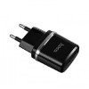 Мережевий зарядний пристрій HOCO C12 Smart dual USB charger Black (6957531063094) - зображення 4