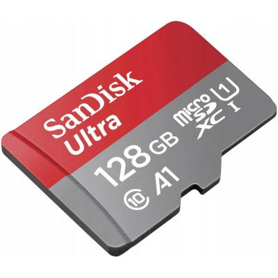 microSDXC (UHS-1) SanDisk Ultra 128Gb class 10 A1 (140Mb/s) (adapter SD) Imaging Packaging - зображення 2