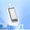 Зовнішній акумулятор REMAX Suji Series PD 20W+QC 22.5W  Fast Charging Cabled Power Bank 30000mAh  RPP-550 White (Білий)- № 3