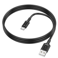 Кабель BOROFONE BX111 Feliz charging data cable Type-C 1m Black (Колір 7073) - фото № 4