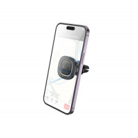 Автотримач для телефона HOCO H72 Crown magnetic car holder (air outlet) Black Metal Gray (Цвет Black) - фото № 5