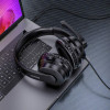 Навушники HOCO W103 Magic tour gaming headphones Black - изображение 5