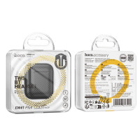 Навушники HOCO EW41 Plus True wireless stereo headset(carbon fiber pattern version) Black (Колір 7073) - фото № 5
