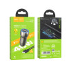 Автомобільний зарядний пристрій HOCO Z48 Tough 40W dual port(2C) car charger set(C to iP) Metal Gray (Metal Gray)- № 5