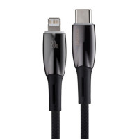 Кабель Baseus Glimmer Series Fast Charging Data Cable Type-C to iP 20W 2m Black (Колір 7073) - фото № 4