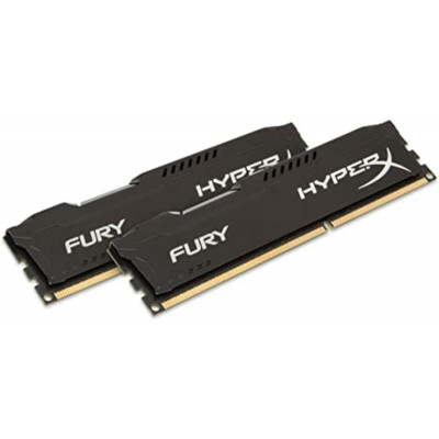 DDR3 Kingston HyperX FURY 16GB (Kit of 2x8192) 1600MHz CL10 Black DIMM - зображення 2