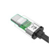 Кабель UGREEN US286 USB 2.0, тип C — тип C, никелированный кабель, 1,5 м (черный) (UGR-50998) (UGR-50998) - изображение 4