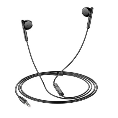 Навушники HOCO M93 wire control earphones with microphone Black (6931474765222) - изображение 4