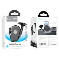 Автотримач для телефона HOCO H10 General car holder(windshield) Black (Колір 7073) - фото № 8
